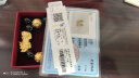 中国黄金（CHINA GOLD）足金999手串3D福字貔貅转运珠黄金手链男女款生日节日礼物 净金重 约3.9g（貔貅+钱珠*2） 晒单实拍图