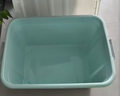禧天龙家用收纳箱加厚衣物储物箱塑料箱大容量玩具整理箱 80L蓝色1个装 实拍图