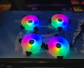 航嘉（Huntkey） 晶钻RGB风扇12CM机箱LED散热风扇（静态炫彩光效/抗震脚垫/液压轴承） YUNfei2 RGB风扇 晒单实拍图