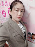 伊娅莎千鸟格小西装外套女毛呢格纹西服复古港风休闲时尚气质女神范上衣 咖啡格西装 M 建议90-100斤 实拍图
