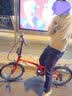 大行（DAHON）折叠自行车20寸6速超轻千元城市折叠车男女休闲城市单车HAT061 红色 实拍图