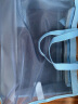反转透明网格手提袋补习袋A3美术袋8k文件袋超大容量网纱学生画画收纳袋【蓝色】+1支勾线笔 晒单实拍图