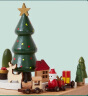 初心八音盒木质旋转生日礼物音乐盒送女生520女神礼物儿童礼物 绿色圣诞树-圣诞快乐 实拍图