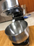 龙的（longde） 厨师机家用小型和面机全自动揉面机奶油打发蛋清打蛋器搅拌面团鲜奶盖机多功能搅拌机 经典款黑色套餐二（3.5升） 实拍图