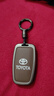 亿智谷适用丰田凯美瑞钥匙套卡罗拉雷凌锋兰达亚洲龙/狮荣放汉兰达包扣 A款【摩卡棕双面皮】-圆环扣款 实拍图