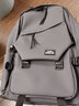 丛林鸟 书包男ins潮大学生古着感背包潮牌初高中学生校园双肩包女韩版简约百搭旅行 灰色【小黑猴】 实拍图