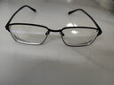 依视路（ESSILOR） 新款商务男镜架时尚镜框女配依视路镜片近视定制眼镜网上配镜 金属-全框-2035SV-银色 镜框+依视路A4防蓝光1.56现片 实拍图
