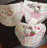 Hello Kitty女童内裤棉儿童短裤透气薄款平角裤女孩三角裤中大童四角裤底裤 4条三角199- 4条 130 L参考身高 115-125 实拍图