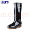 回力雨鞋男士水鞋四季雨靴男款防水鞋套鞋胶鞋劳保水靴工作鞋男 857高筒单层 43 实拍图