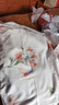 博洋（BEYOND）博洋家纺秋冬加厚保暖珊瑚绒四件套冬季田园风被套床单法兰绒套件 【加厚保暖绒】白雾桃华 1.8米 床单款 （被套220x240cm） 实拍图