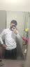 诚宜佳【纯棉2件装】长袖T恤男夏季新款男士t恤长袖宽松男长袖T恤打底衫 小蓝K白+小THE黑 L 建议 120/135斤 实拍图