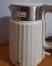 美的（Midea）电水壶烧水壶 2L全钢无缝双层防烫电热水壶 316L不锈钢热水壶 一键保温恒温开水壶家用 SH56-Q 实拍图