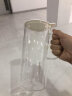 so.home冷水壶玻璃耐高温凉水杯果茶壶大容量冰水壶凉茶壶套装家用凉水壶 1.2L白色枫杨耐热水具三件套 实拍图