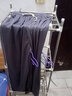 【肥佬300斤胖哥超大码8XL】特大码夏季冰丝薄款速干裤男加肥加大码弹力宽松透气胖子运动长裤300斤 深灰色 冰丝罗纹裤 6XL（205-235斤） 实拍图