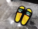 安尚芬夏凉拖鞋男时尚户外穿运动居家舒适浴室防臭防滑软底拖鞋女情侣鞋 黑色（XX熊) 40-41 【适合39-40】 实拍图