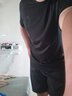 特步（XTEP） 运动裤短裤男裤子夏季男士休闲中裤跑步服黑色速干短裤五分裤男 黑色（短袖+短裤套装） 4XL /195【现货速发】 实拍图