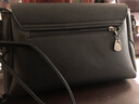 游子吟2025新款女士斜挎小包包单肩女包中老年妈妈包包软皮质感牛皮纹 黑色 实拍图