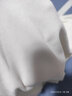 苏洛寻2025春夏季新款冰丝短袖T恤纯色女薄款潮V领体恤韩版宽松上衣 白色 大款 建议125-155斤 实拍图