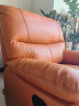 芝华仕（CHEERS）头等舱现代简约布艺手动功能单人沙发芝华士休闲懒人躺摇椅K9780 爱马橙-手动躺摇 优先发货（详询客服） 晒单实拍图