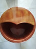温友 橡胶木泡脚桶足浴盆家用洗脚木桶加高足浴桶木盆洗脚盆 30cm橡胶木桶+实木盖+艾草30包 实拍图