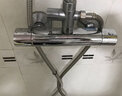 德国MOJUE热水器混水阀淋浴水龙头智能五代陶瓷芯SMA弹簧阀芯太阳能恒温混水阀电热水器全铜恒温阀 升级款SMA五代恒温龙头向上六分口标准水路 实拍图
