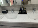 科勒（KOHLER） 台盆脸盆陶瓷盆台下盆线下门店款卡斯登方形台盆 20413T+齐悦龙头+角阀 实拍图
