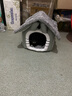 坏小宠 猫窝狗窝冬季宠物房子可拆洗狗猫房子狗窝夏季小型犬泰迪狗屋 S号7斤内可用（43*36*34cm） 实拍图