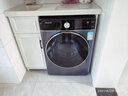 美菱智能变频滚筒洗衣机全自动10公斤如手洗洗烘一体巴氏除菌空气洗上排水超薄箱体 RS21H100D 洗烘一体 10kg 实拍图