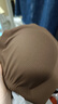 ubras虞书欣同款无尺码【小奶皮文胸】细肩带粉底液美背内衣女文胸 套装-蜜茶棕色 均码 -标准版【背勾款】100-130斤 实拍图