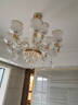 弦鸿欧式水晶吊灯客厅灯高端大气法式别墅大厅主灯饭餐厅组合全屋套餐 6头-发光灯臂（三色调光） 实拍图