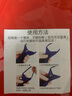 猎尚 男士商务正装8cm宽懒人一拉的结婚新郎领带 免打拉链领带礼盒装 8厘米蓝白粗条纹拉链款 实拍图