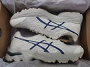 亚瑟士ASICS男鞋缓震跑鞋透气运动鞋GEL-FLUX 4 1011A614 米色/蓝色 39.5 实拍图