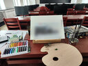 蒙玛特油画颜料套装油画套装初学者油画工具材料升级14件套含画架（24色12ml）CS-SJ24S 实拍图