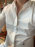 迪奥衬衫男长袖修身小蜜蜂刺绣商务曲线百搭白色衬衣免烫高端打底正装 白色 XL / 180/41(建议75-80kg) 晒单实拍图