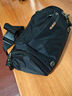 斯帕曼休闲男士腰包2025新款大容量帆布运动胸包男时尚牛津布轻便斜挎包 黑色 实拍图