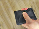 EHREMANN真皮大容量名片夹男士女士商务卡包 多卡位加厚卡片夹 名片盒礼品 黑色 实拍图