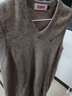 恒源祥 纯羊毛背心男马甲秋季套头V领针织羊毛衫坎肩内搭无袖男式毛衣 实拍图