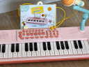 乐乐鱼（leleyu）37键电子琴儿童乐器初学早教女孩带话筒小钢琴玩具六一儿童节礼物 实拍图