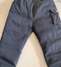 保姆鹅 儿童羽绒裤宝宝羽绒裤男童女童外穿羽绒裤羽绒内胆裤[NM2173] 炭黑 140 实拍图