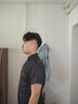 卡度顿夏季短袖衬衫男韩版修身大码青少年商务休闲白衬衣职业装工作服 天蓝 XL 实拍图
