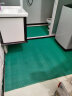 轩皇世家浴室防滑垫地垫塑料厨房卫生间淋浴防水油室外泳池PVC厕所可裁剪 120cm宽绿色 中厚实惠型4.5mm厚/每米价格 实拍图