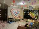 欢喜鸟马卡龙加厚气球装饰结婚派对生日门店商场00个气球场景布置婚房 马卡龙心形混色 实拍图