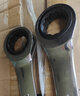 世达（SATA）全抛光铬钒钢棘轮扳手开口两用快扳5.5M-25MM 43601-43619 全抛光开口快扳 43618(24MM) 实拍图
