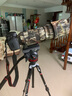 曼富图（Manfrotto）MVH502AH云台液压观鸟长焦摄影摄像机两用拍运镜带水平滑轨拍视频短视频拍电影短片带阻尼云台 502AH平底三脚架使用款 实拍图