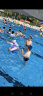 迪士尼游泳浮板儿童成人漂浮板初学水上动力打水板专业a字泡沫背漂装备 浮板 冰雪蓝19135-Q 实拍图