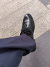 北欧图（BEIOUTU）皮鞋男士正装鞋商务休闲鞋舒适职场系带结婚皮鞋 1781 黑色 43 实拍图