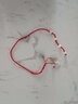 本命年红绳脚链女翡翠玉石转运珠平安红绳脚绳男女情侣款脚饰 适合脚腕尺寸20-25厘米佩戴 实物如图 实拍图