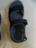 斯凯奇（Skechers）男鞋秋季凉鞋沙滩鞋外穿凉拖开车户外休闲运动鞋魔术贴软底204105 黑色/BLK 45 实拍图