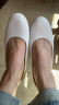 无印良品（MUJI）女式 皮革 平底鞋(女士) 鞋子 米白色 225mm/35码（2.0） 晒单实拍图