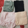 美·雅·挺抗菌女士内裤纯棉裆收腹无痕冰丝透气中腰提臀女式三角短裤头夏季 B款-中腰4条装【肤+粉+绿+黑】 L 建议80-105斤 实拍图